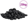 Kiillotetut kivet 25 kg musta 2-5 cm