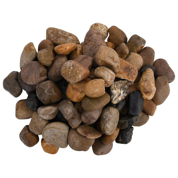 Kiillotetut kivet 10 kg monivärinen 2-5 cm