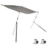 T-kate varjostimen jatke antrasiitti 170x170x(113-182,5) cm
