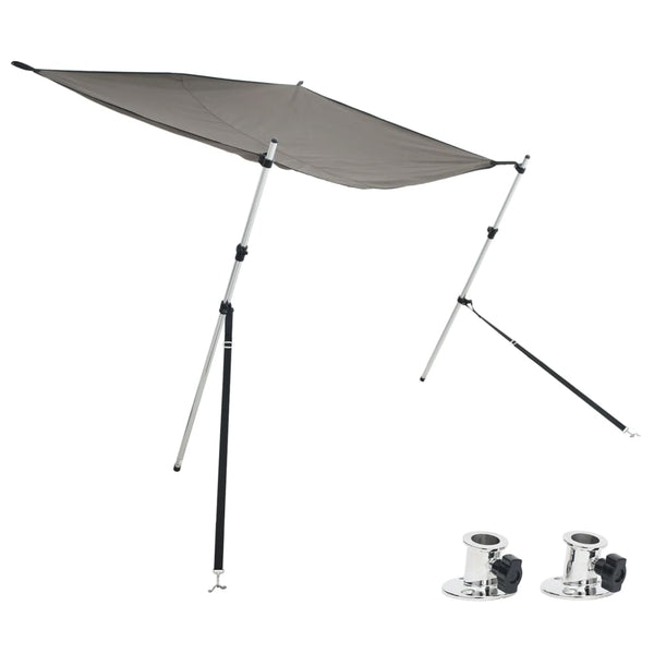 T-kate varjostimen jatke antrasiitti 170x170x(113-182,5) cm