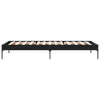 Musta sängynrunko Cierra 90x200cm (puu ja metalli)