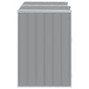 Wheelie Bin Säilytys Double Bins Harmaa 144x81x113 cm Teräs