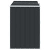Antrasiitti wheelie bin säilytys double bins Torres 144x81x113cm (teräs)