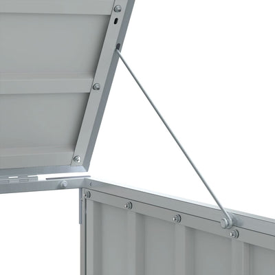 Wheelie Bin Säilytys Triple Bins Harmaa 216x81x115 cm Teräs