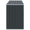 Wheelie Bin Säilytys Triple Bins Antrasiitti 216x81x115cm Teräs