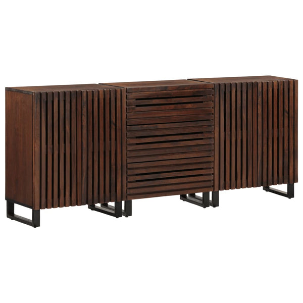 Senkit 3 kpl 60x34x75 cm täysi mangopuu