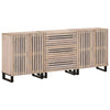 Senkit 3 kpl 60x34x75 cm täysi mangopuu