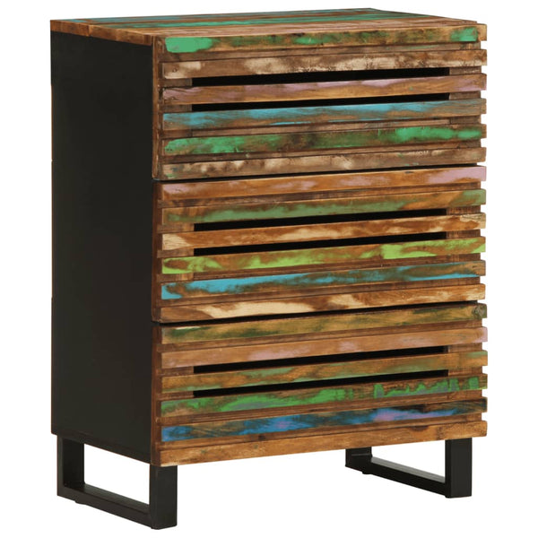 60x34x75 cm täysi akasiapuu 3 kpl senkit