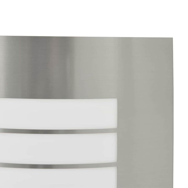 Ulkoisen seinävalon 2 kpl Hopea 23,5 x 9 x 26 cm
