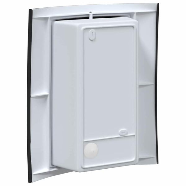 Ulkoisen seinävalon 2 kpl Musta 23,5 x 9 x 26 cm