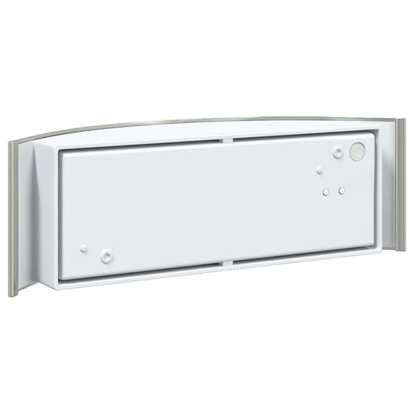 Ulkoisen seinävalon 2 kpl Hopea 32 x 10 x 10 cm