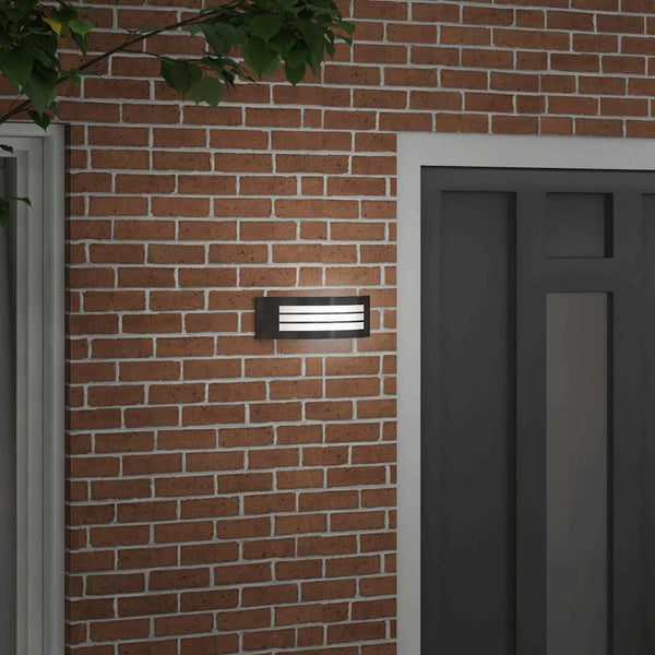 Ulkoisen seinävalon Musta 32 x 10 x 10 cm