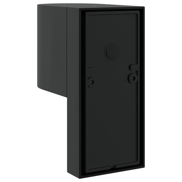 Ulkoisen seinävalon Musta 12 x 7 x 15 cm Ruostumaton teräs