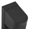 Ulkoisen seinävalon 2 kpl Musta 12 x 7 x 15 cm