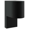 Ulkoisen seinävalon 2 kpl Musta 12 x 7 x 15 cm