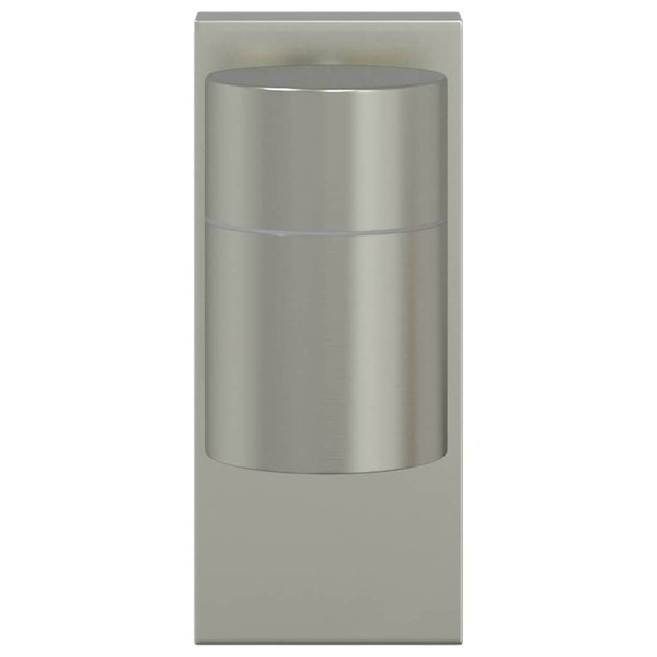 Ulkoisen seinävalon 2 kpl Hopea 6,5 x 10,5 x 16 cm