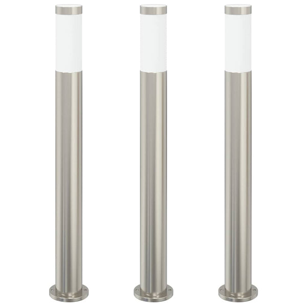 Pollarivalaisimet 3 kpl 80 cm ruostumaton teräs IP44
