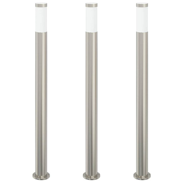Pollarivalaisimet 3 kpl 110 cm ruostumaton teräs IP44