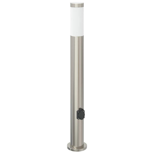 Pollarivalaisimet pistorasialla 3 kpl 80 cm ruostumaton teräs IP44