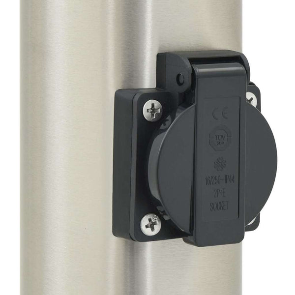 Pollarivalaisimet pistorasialla 3 kpl 110 cm ruostumaton teräs IP44