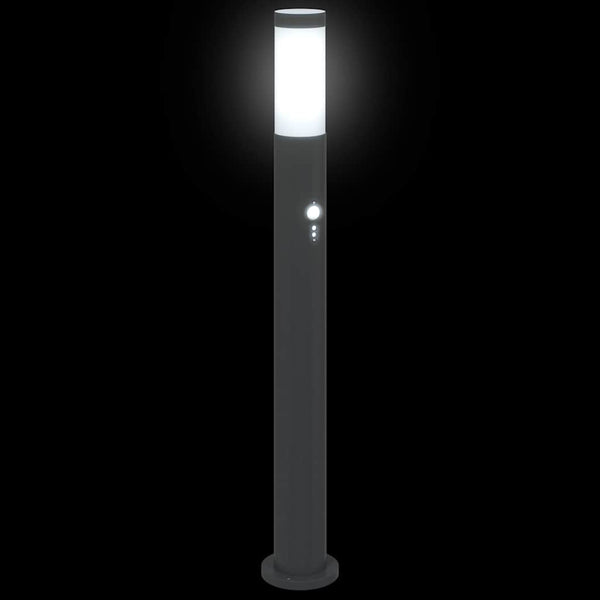 Pollarivalaisimet sensorilla 3 kpl 80 cm ruostumaton teräs IP44