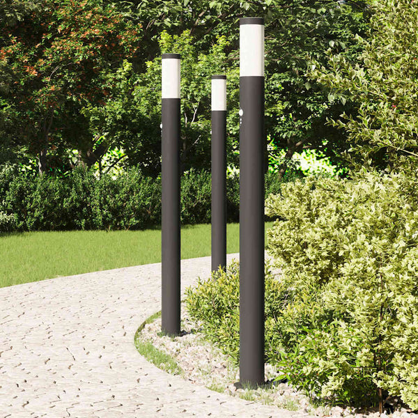 Pollarivalaisimet sensorilla 3 kpl 110 cm ruostumaton teräs IP44