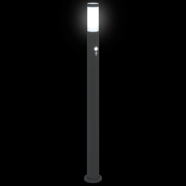 Pollarivalaisimet sensorilla 3 kpl 110 cm ruostumaton teräs IP44