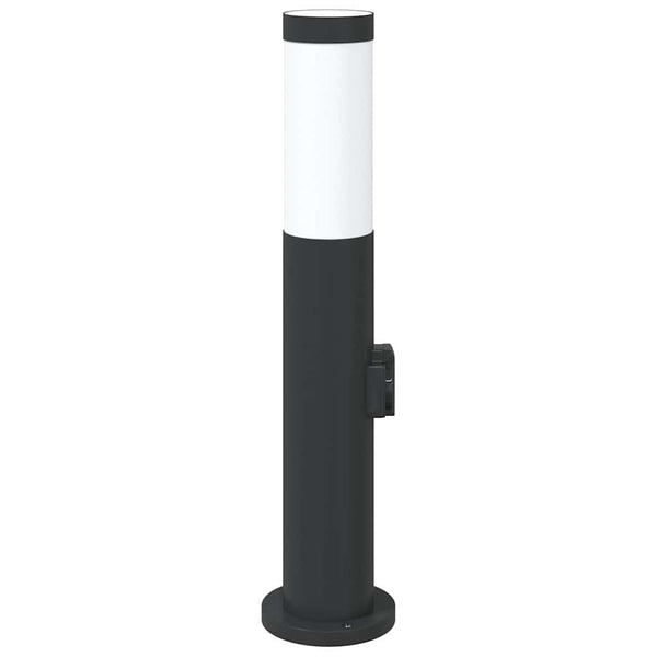 Pollarivalaisin pistorasialla 50 cm ruostumaton teräs IP44
