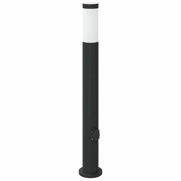 Pollarivalaisimet pistorasialla 3 kpl 80 cm ruostumaton teräs IP44