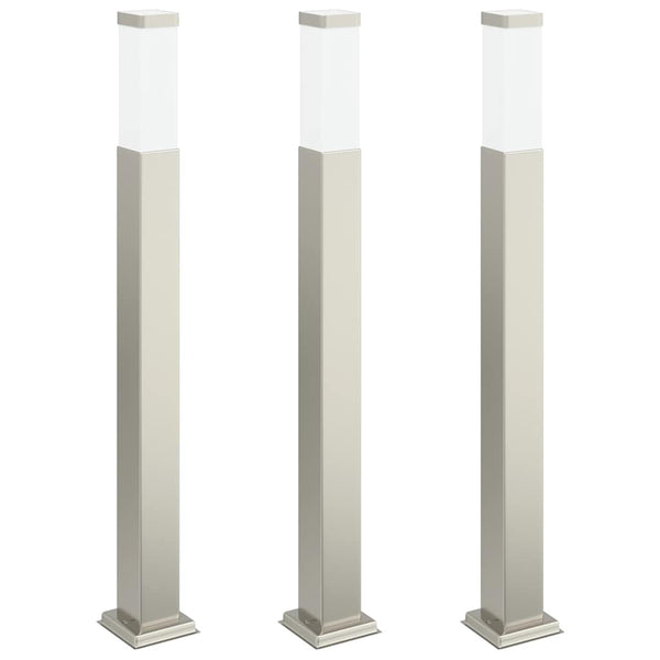 Pollarivalaisimet 3 kpl 80 cm ruostumaton teräs IP44