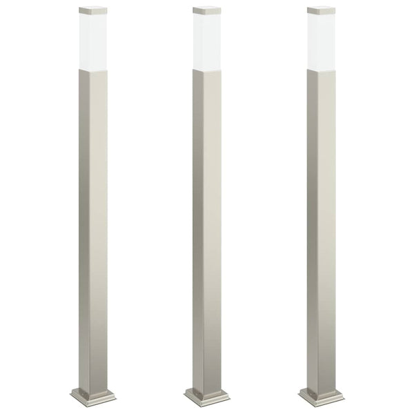 Pollarivalaisimet 3 kpl 110 cm ruostumaton teräs IP44