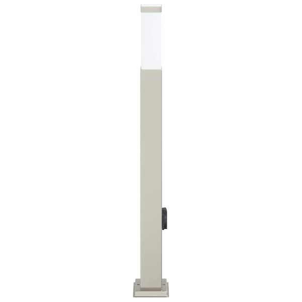 Pollarivalaisin pistorasialla 80 cm ruostumaton teräs IP44