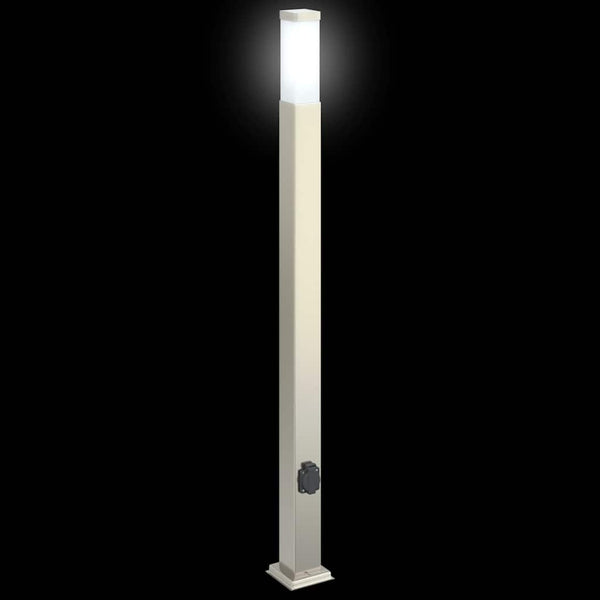 Pollarivalaisimet pistorasialla 3 kpl 110 cm ruostumaton teräs IP44