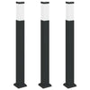 Pollarivalot 3 kpl 80 cm musta IP44