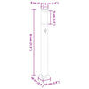 Pollarivalot sensorilla 3 kpl 80 cm musta IP44