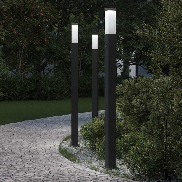 Pollarivalot sensorilla 3 kpl 110 cm musta IP44