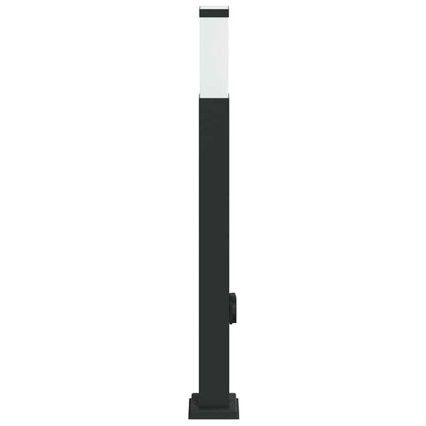 Pollarivalaisin pistorasialla 80 cm musta IP44