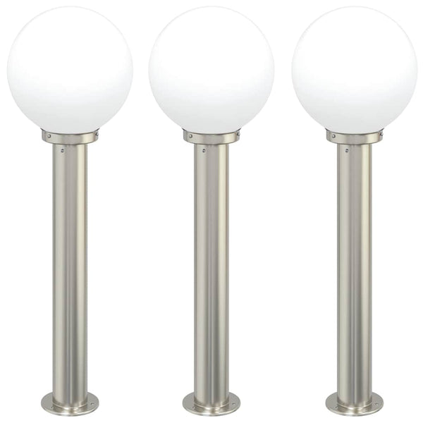 Pollarivalaisimet 3 kpl 80 cm ruostumaton teräs IP44