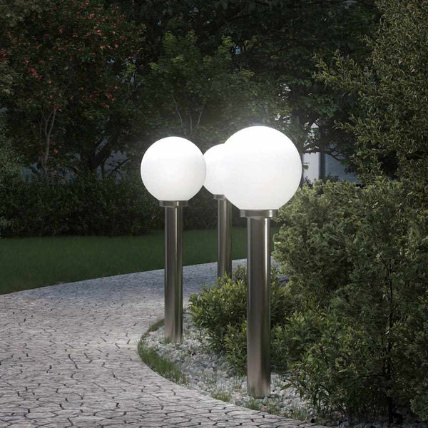 Pollarivalaisimet 3 kpl 80 cm ruostumaton teräs IP44