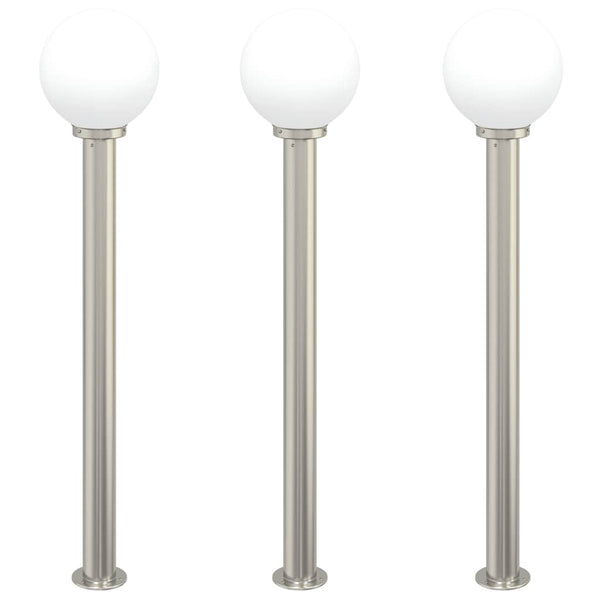 Pollarivalaisimet 3 kpl 120 cm ruostumaton teräs IP44