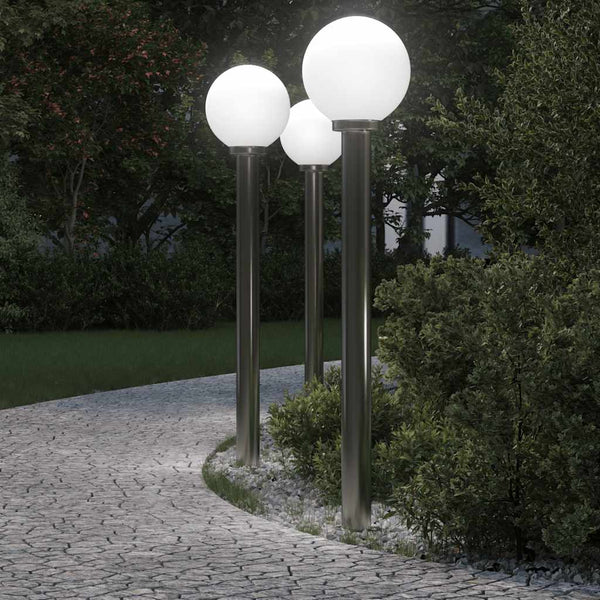 Pollarivalaisimet 3 kpl 120 cm ruostumaton teräs IP44