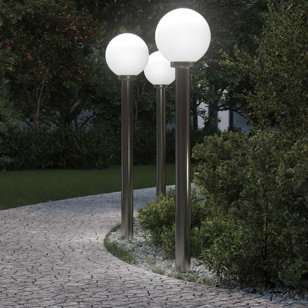 Pollarivalaisimet 3 kpl 120 cm ruostumaton teräs IP44