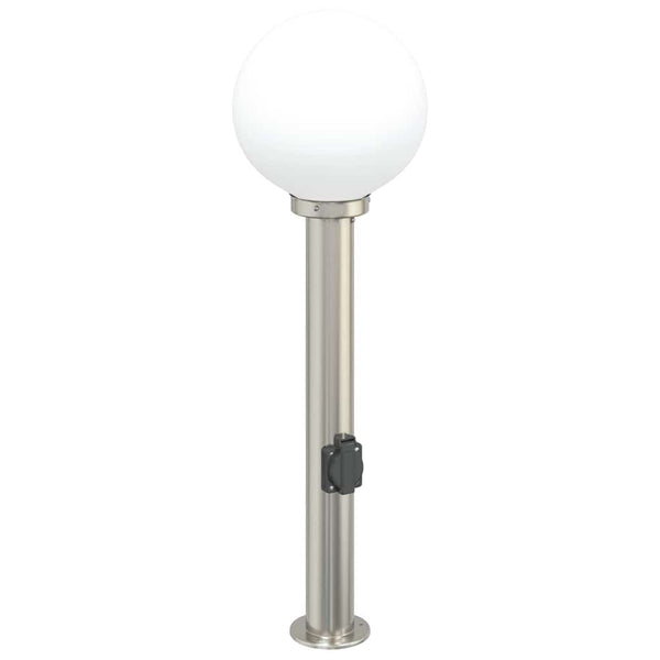 Pollarivalaisin pistorasialla 80 cm ruostumaton teräs IP44