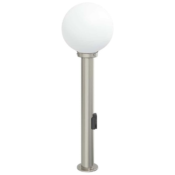 Pollarivalaisin pistorasialla 80 cm ruostumaton teräs IP44