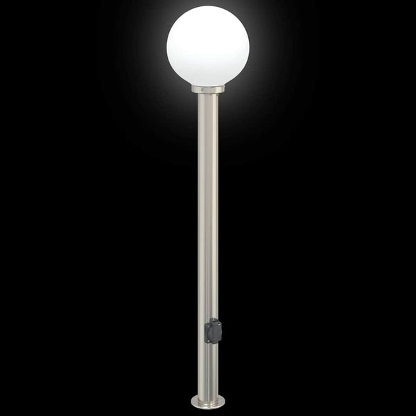 Pollarivalaisimet pistorasialla 3 kpl 120 cm ruostumaton teräs IP44