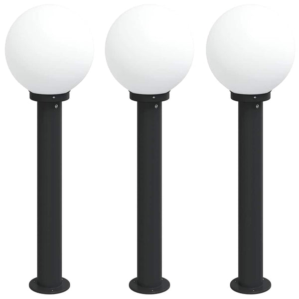 Pollarivalot 3 kpl 80 cm musta IP44