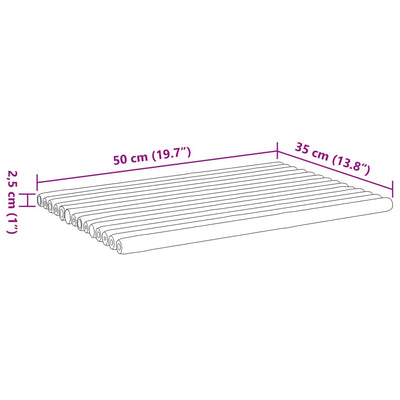 Kylpymatot 2 kpl 50x35 cm bambu