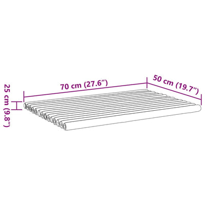 Kylpymatot 2 kpl 70x50 cm bambu