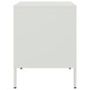 Valkoinen yöpöytä Dendero 36x39x50,5cm (teräs)