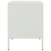 Valkoinen yöpöydät Dendero 36x39x50,5cm (2 kpl, teräs)